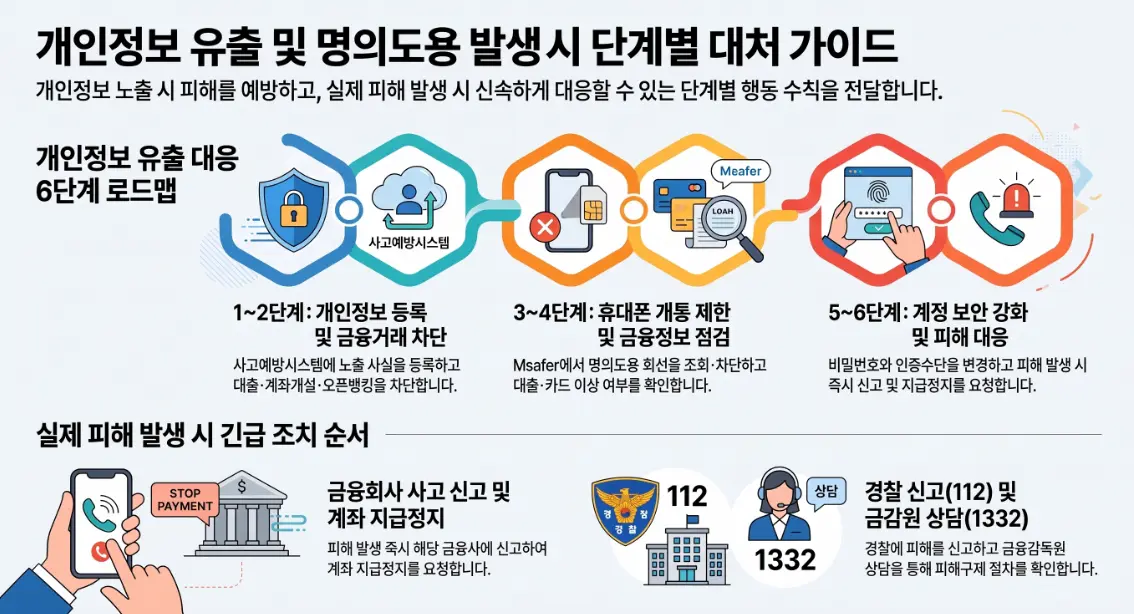 개인정보노출자 사고예방시스템 등록 해제 개인정보 유출 명의도용 금융사고 예방